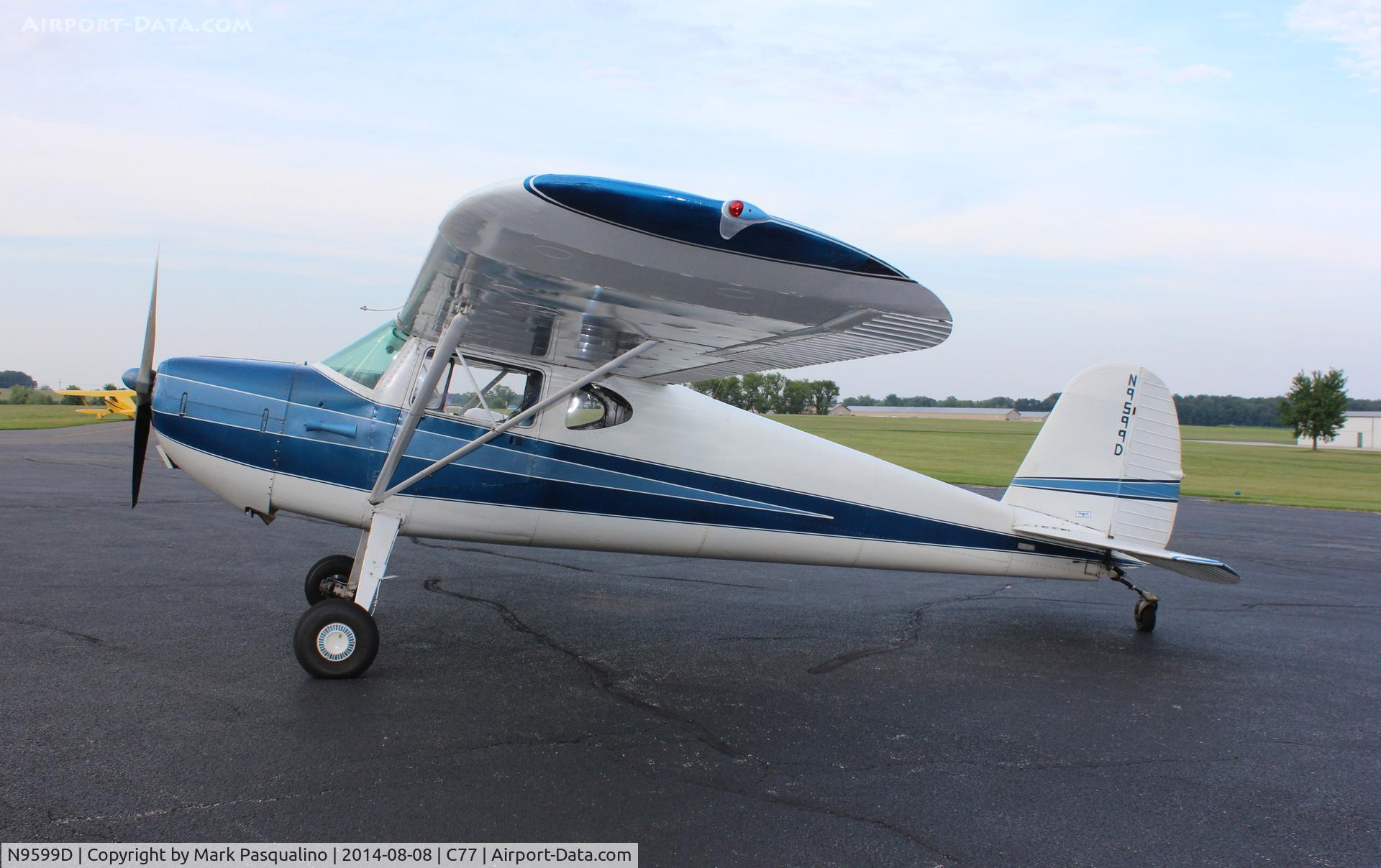 N9599D, 1946 Cessna 140 C/N 10204, Cessna 140