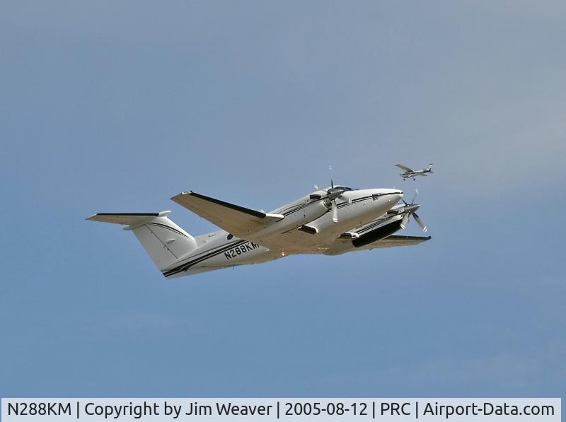 N288KM, 1995 Beech B200 King Air C/N BB-1508, Photographed at Prescott, AZ
