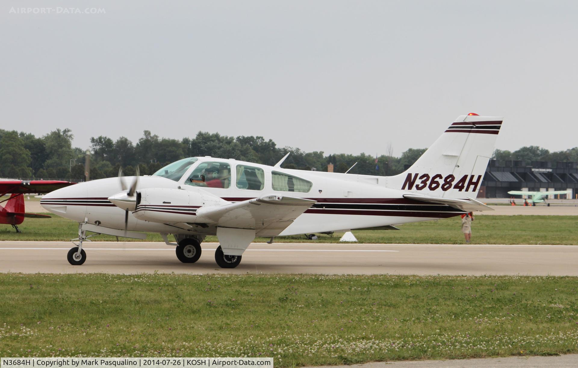 N3684H, 1981 Beech E-55 Baron C/N TE-1180, Beech E55