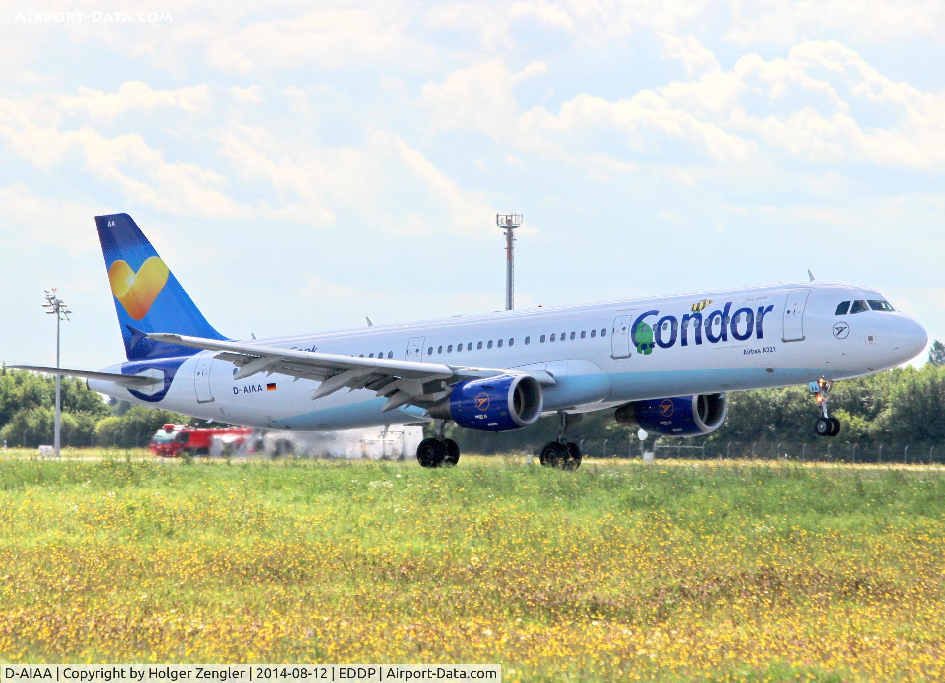 D-AIAA, 2001 Airbus A321-211 C/N 1607, AYT shuttle is floating down on rwy 26R...