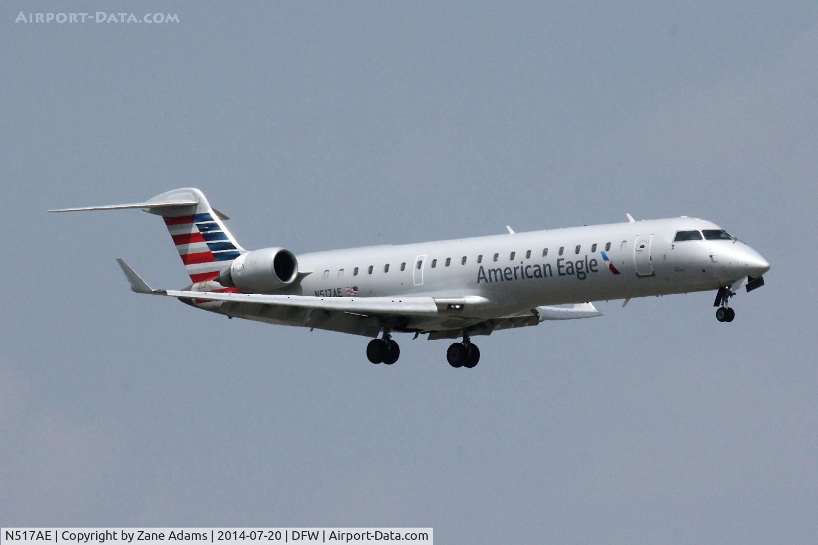N517AE, 2003 Bombardier CRJ-701ER (CL-600-2C10) Regional Jet C/N 10124, At DFW Airport