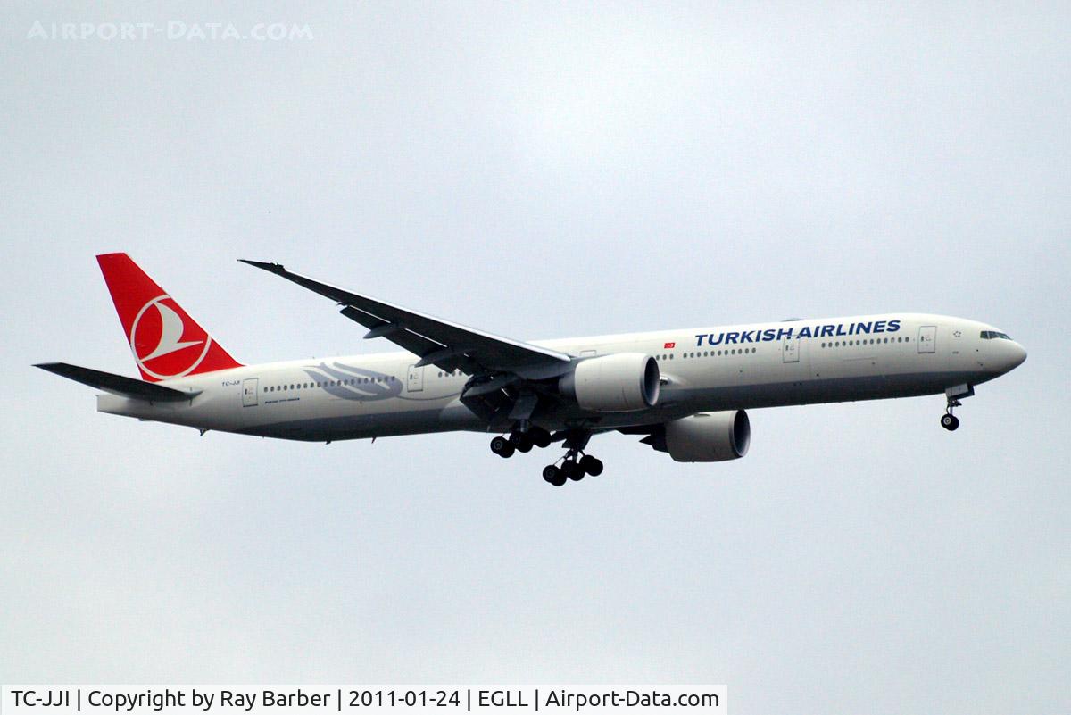 TC-JJI, 2010 Boeing 777-3F2/ER C/N 40709, Boeing 777-3F2ER [40709] (THY Turkish Airlines) Home~G 24/01/2011. On approach 27L.