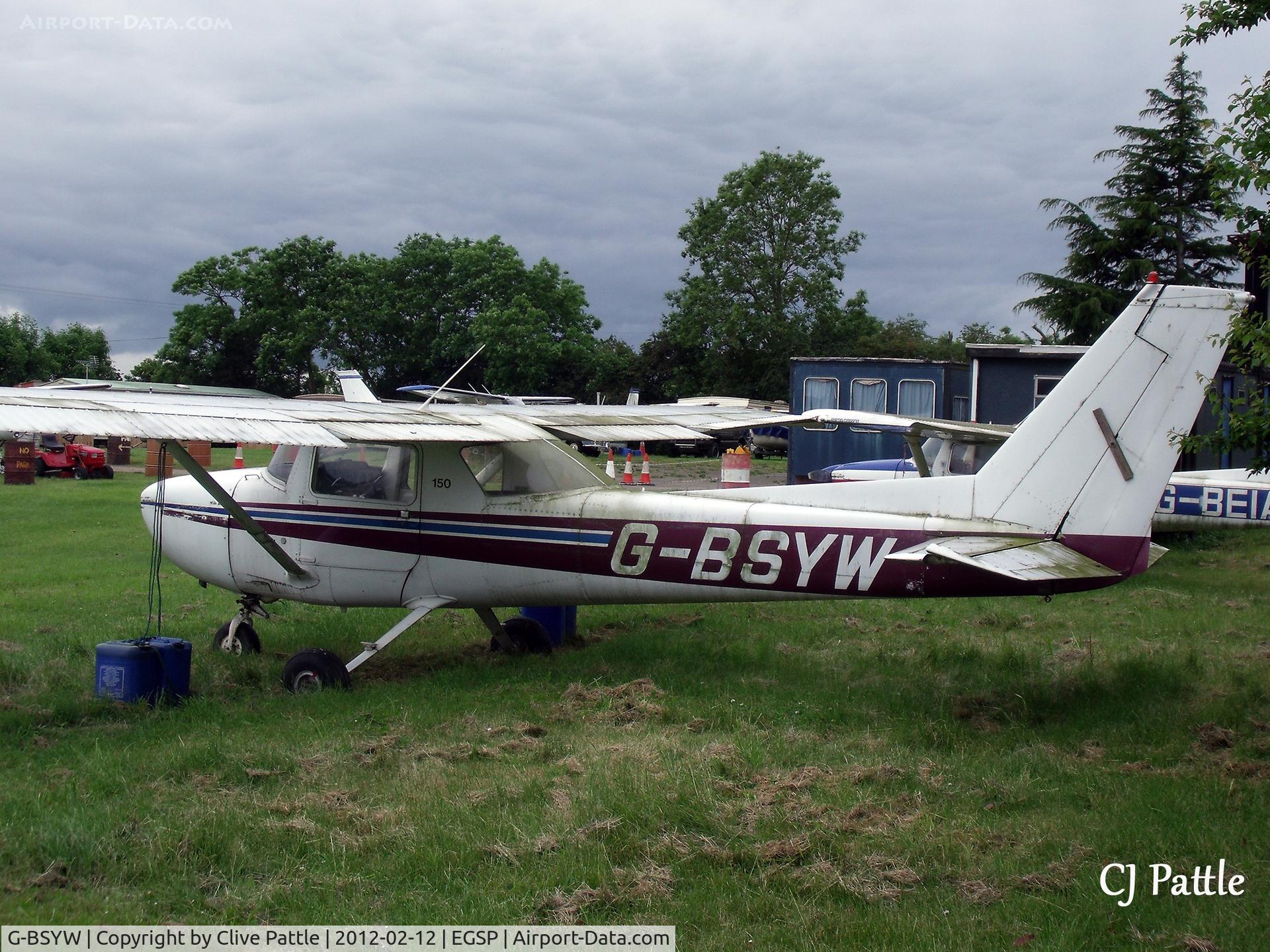 G-BSYW, 1976 Cessna 150M C/N 150-78446, Stored at Peterborough/Sibson