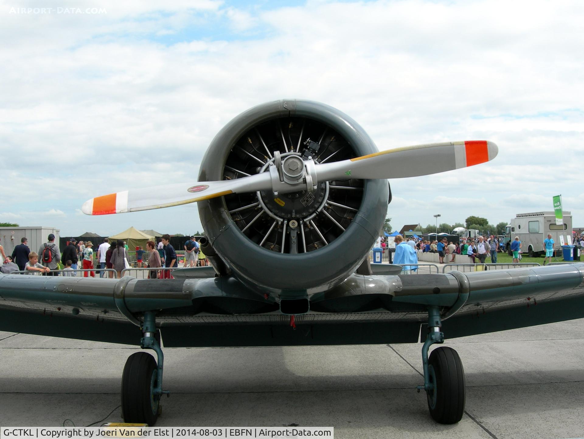 G-CTKL, 1941 Noorduyn AT-16 Harvard IIB C/N 07-30, Fly-in Koksijde 2014