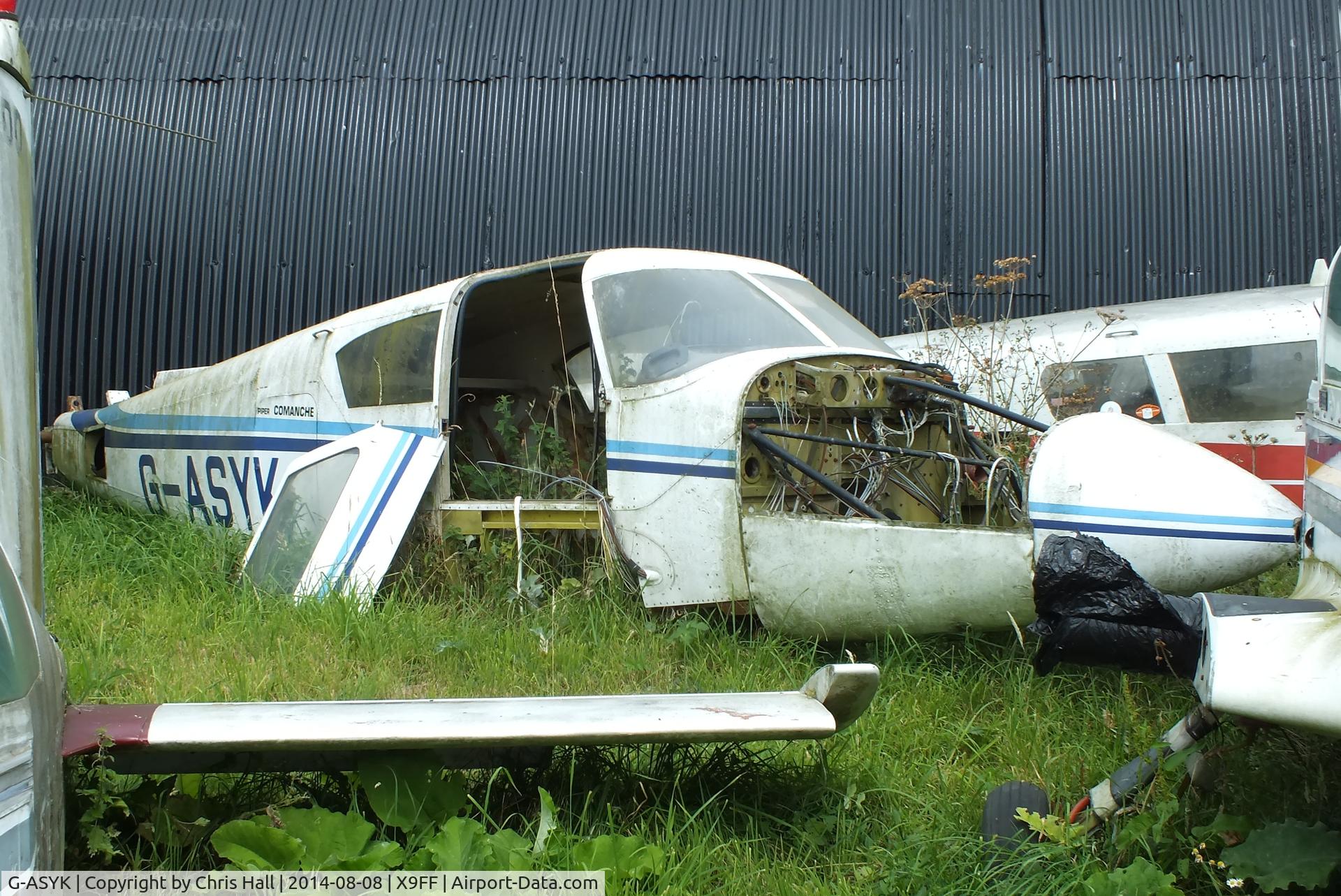 G-ASYK, 1964 Piper PA-30 Twin Comanche Twin Comanche C/N 30-573, at Farley Farm Strip