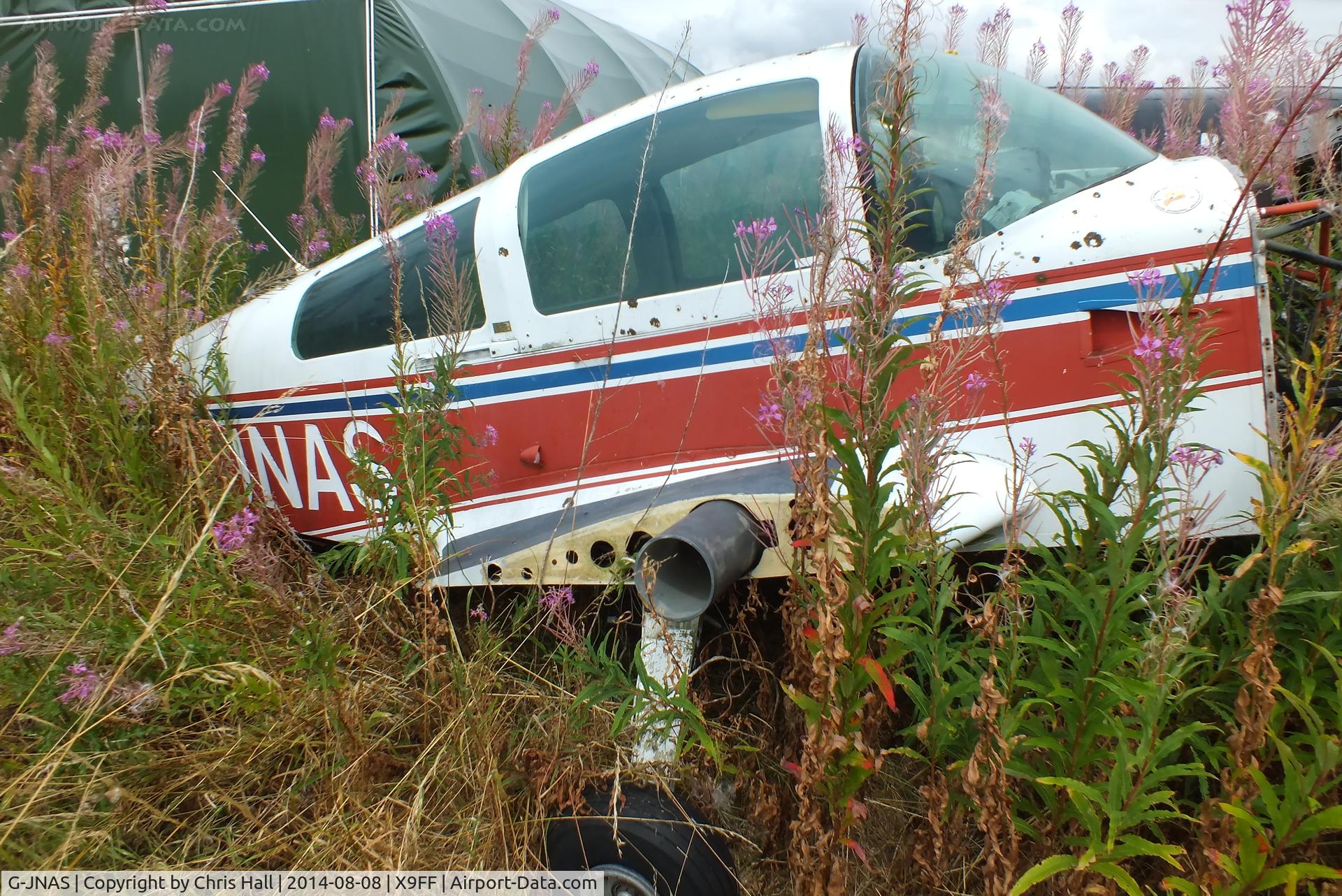 G-JNAS, 1978 Grumman American AA-5A Cheetah C/N AA5A-0604, at Farley Farm Strip