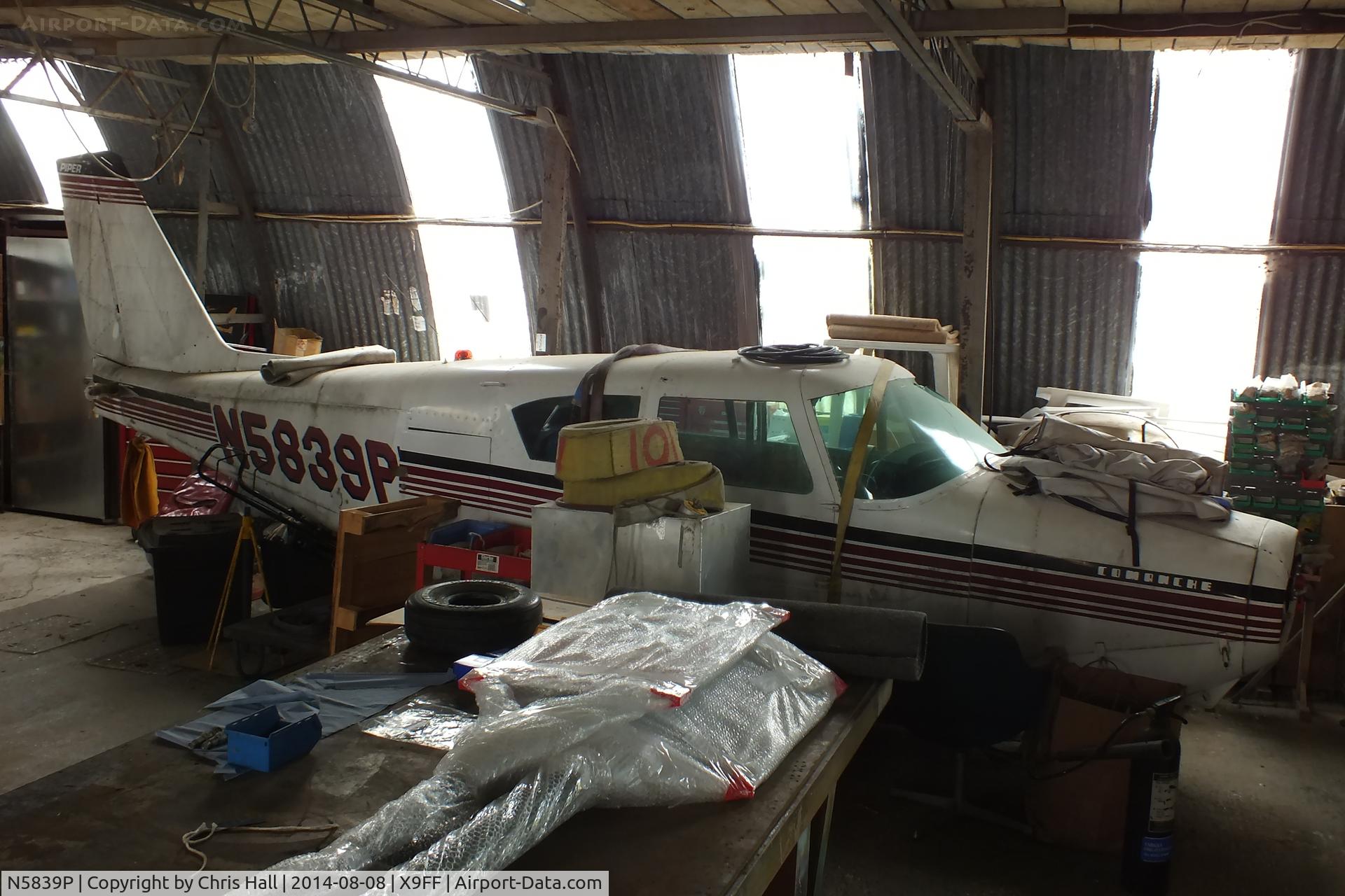 N5839P, Piper PA-24 Comanche C/N 24-920, at Farley Farm Strip