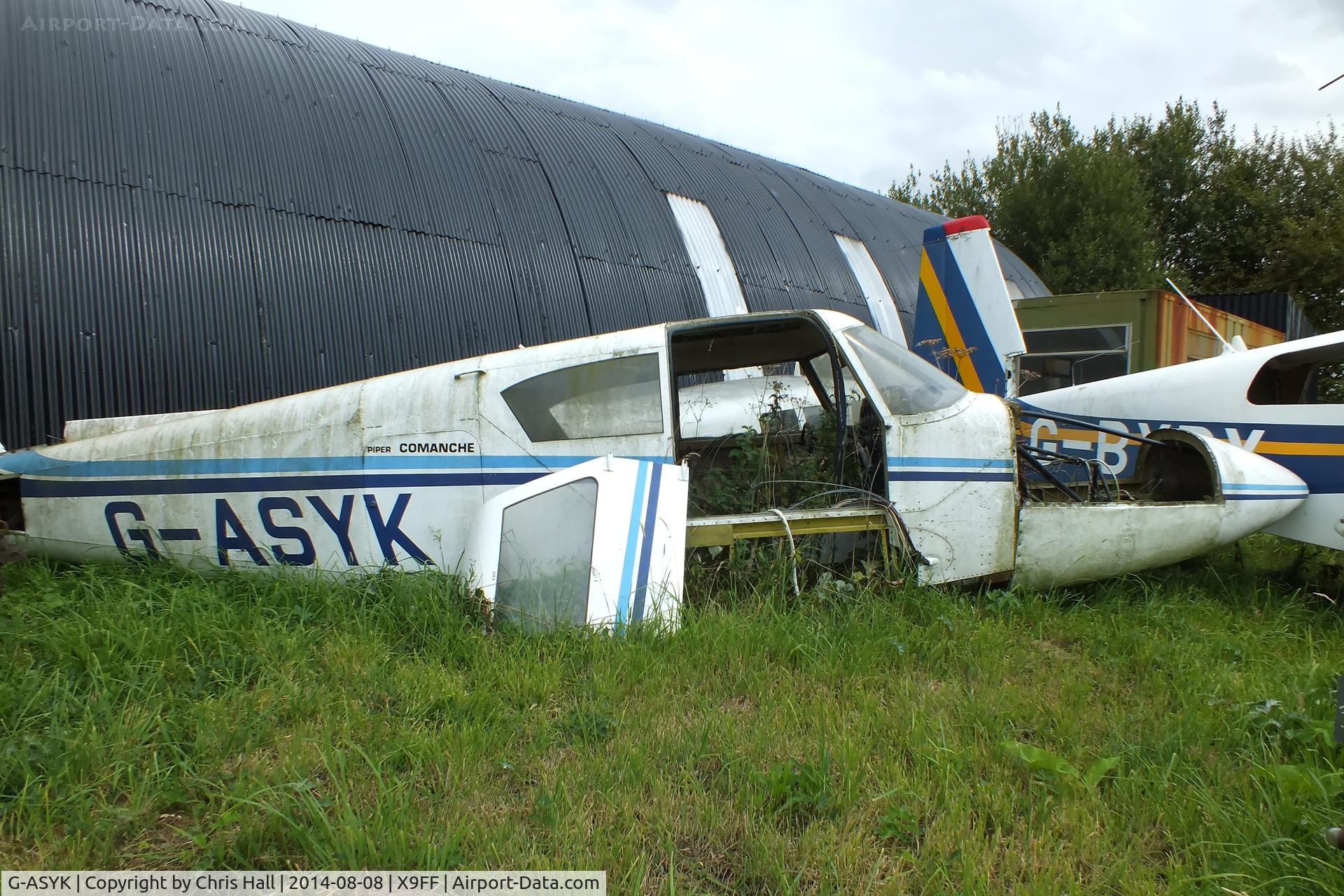 G-ASYK, 1964 Piper PA-30 Twin Comanche Twin Comanche C/N 30-573, at Farley Farm Strip