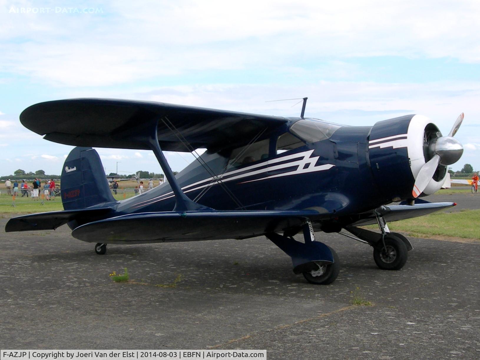 F-AZJP, 1944 Beech D17S Staggerwing C/N 6738, Fly-in Koksijde 2014