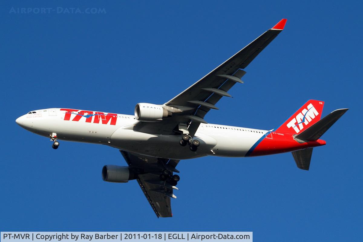 PT-MVR, 2008 Airbus A330-223 C/N 977, Airbus A330-223 [977] (TAM Airlines) Home~G 18/01/2011. On approach 27R.