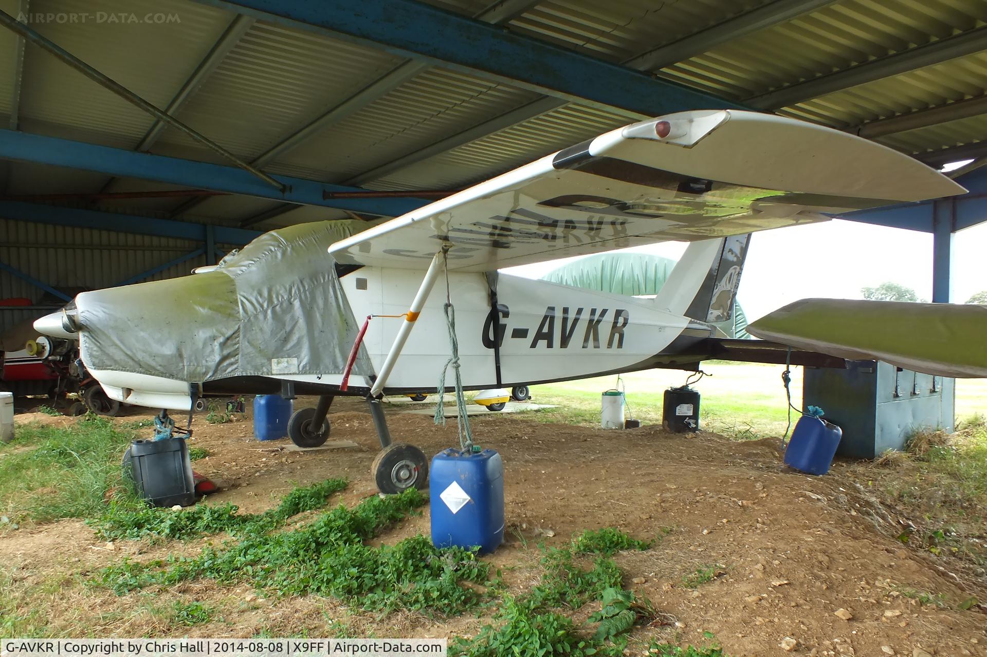 G-AVKR, 1967 Bolkow Bo-208C Junior C/N 648, at Farley Farm Strip