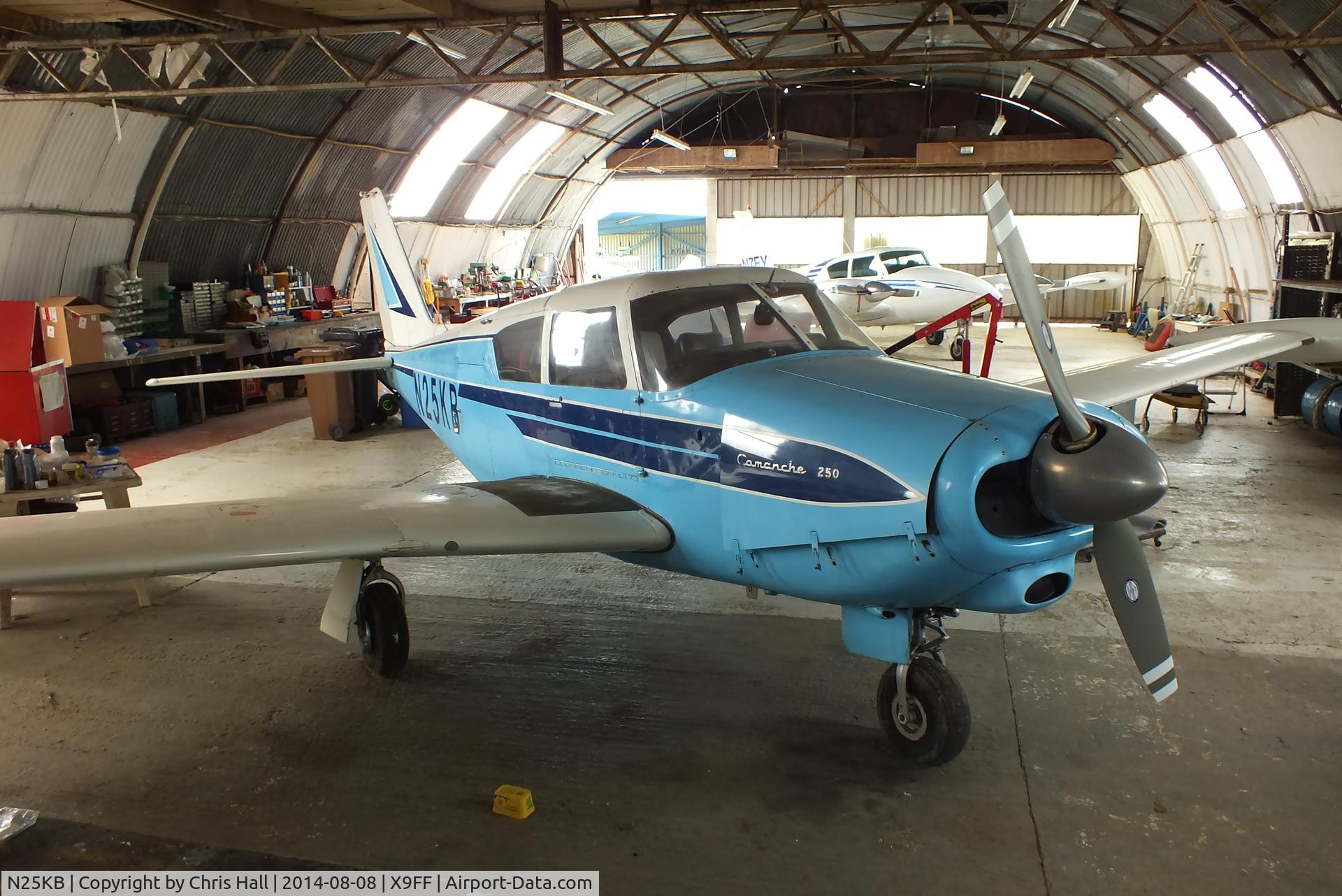 N25KB, Piper PA-24-250 Comanche C/N 243034, at Farley Farm Strip