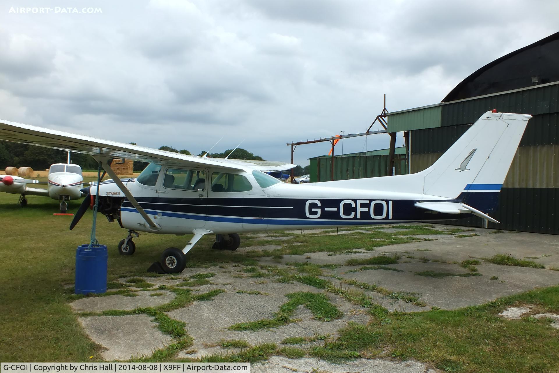 G-CFOI, 1977 Cessna 172N C/N 172-69315, at Farley Farm Strip