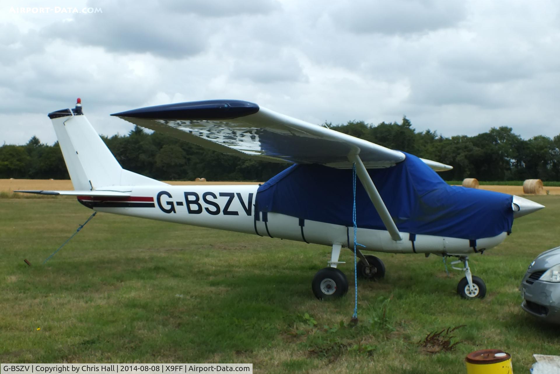 G-BSZV, 1965 Cessna 150F C/N 150-62304, at Farley Farm Strip