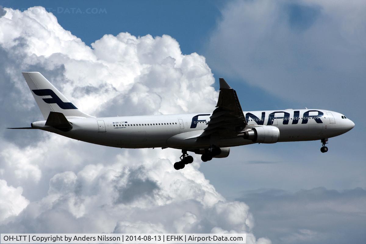 OH-LTT, 2010 Airbus A330-302X C/N 1088, On short final for runway 15.
