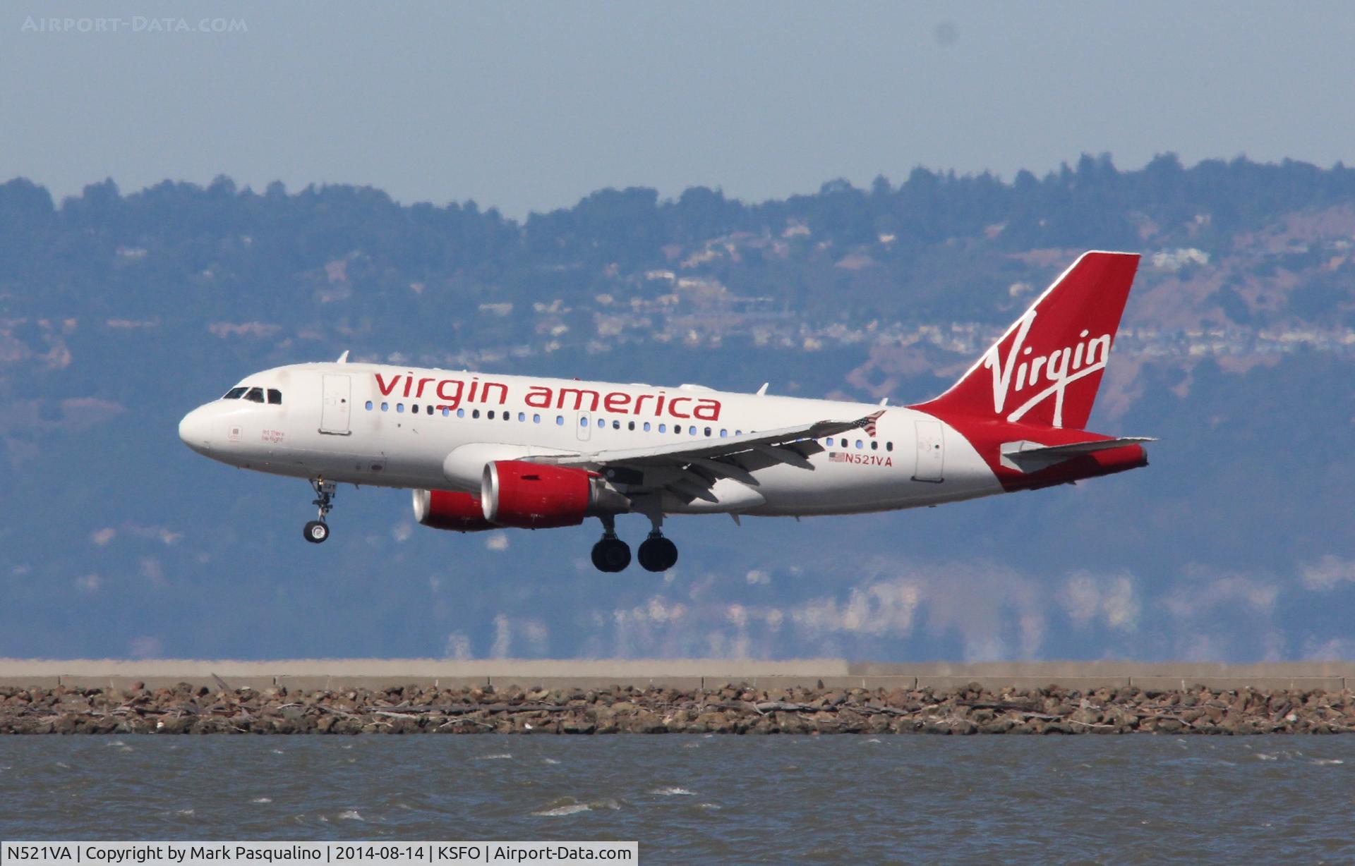 N521VA, 2006 Airbus A319-112 C/N 2773, Airbus A319