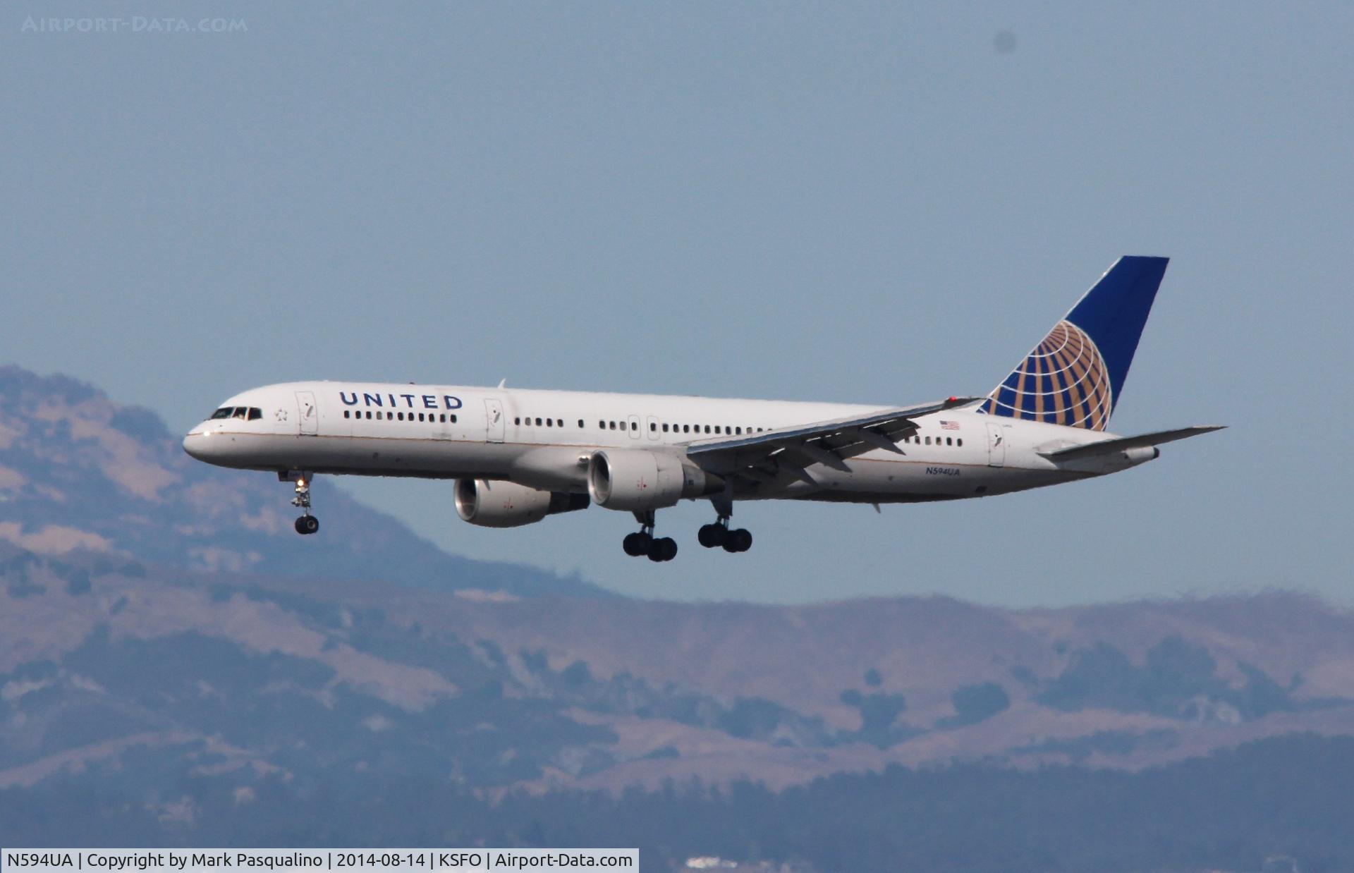 N594UA, 1996 Boeing 757-222 C/N 28145, Boeing 757-200