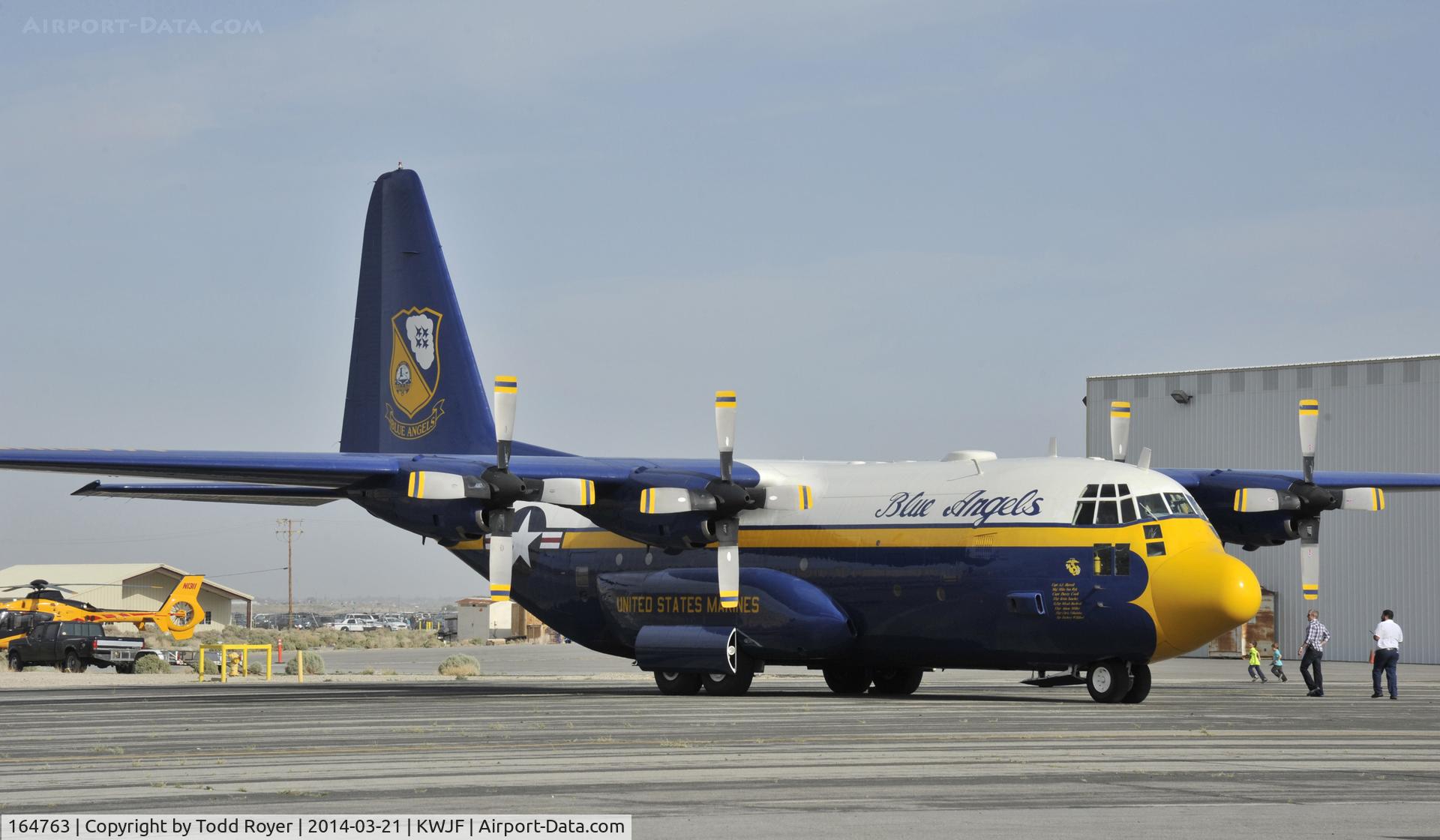 164763, 1992 Lockheed C-130T Hercules C/N 382-5258, Parked at Fox field