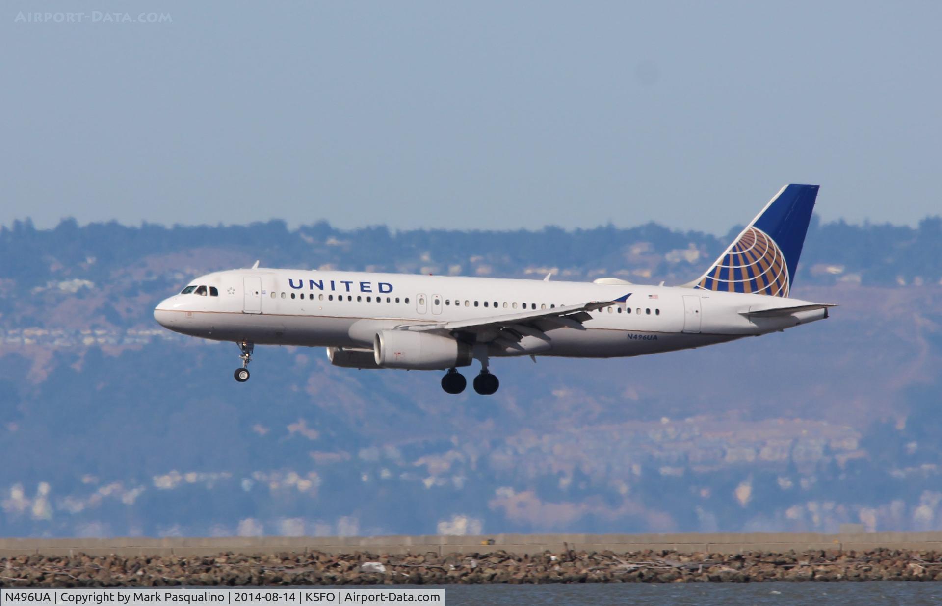 N496UA, 2002 Airbus A320-232 C/N 1845, Airbus A320