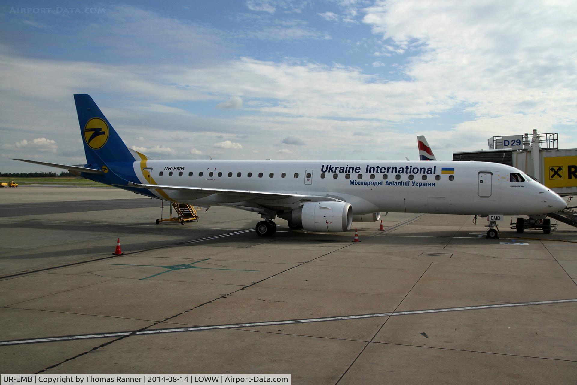 UR-EMB, 2012 Embraer 190STD (ERJ-190-100) C/N 19000501, Ukraine Emb190
