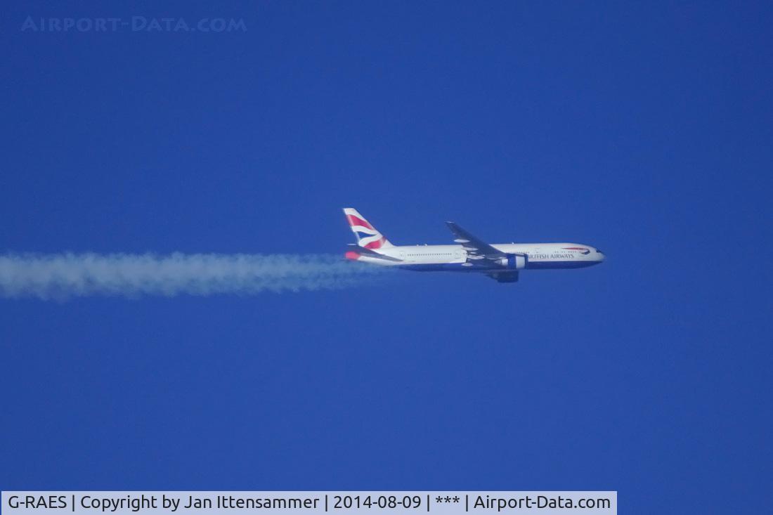 G-RAES, 1997 Boeing 777-236 C/N 27491, g-raes inflight