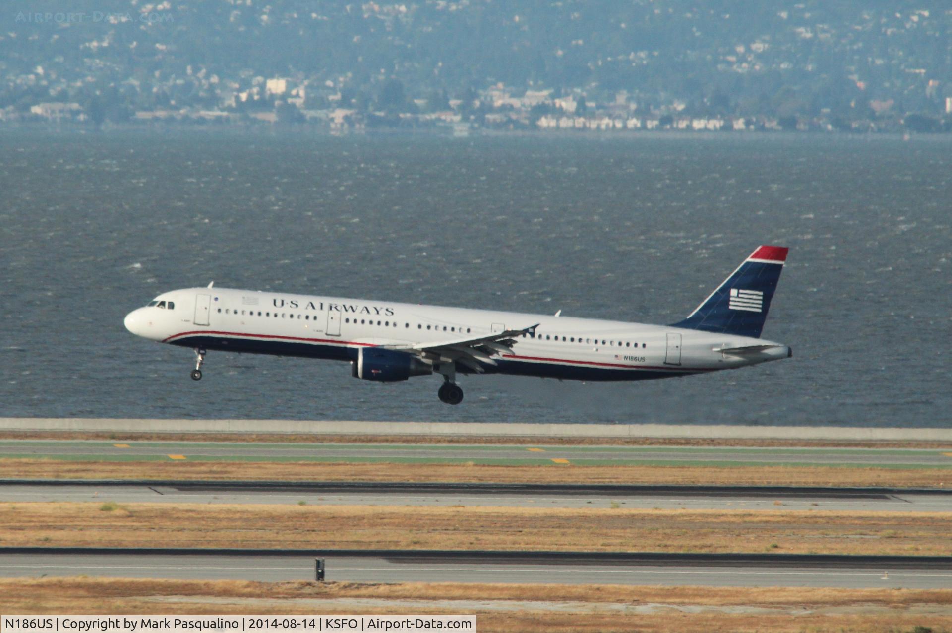 N186US, 2002 Airbus A321-211 C/N 1701, Airbus A321