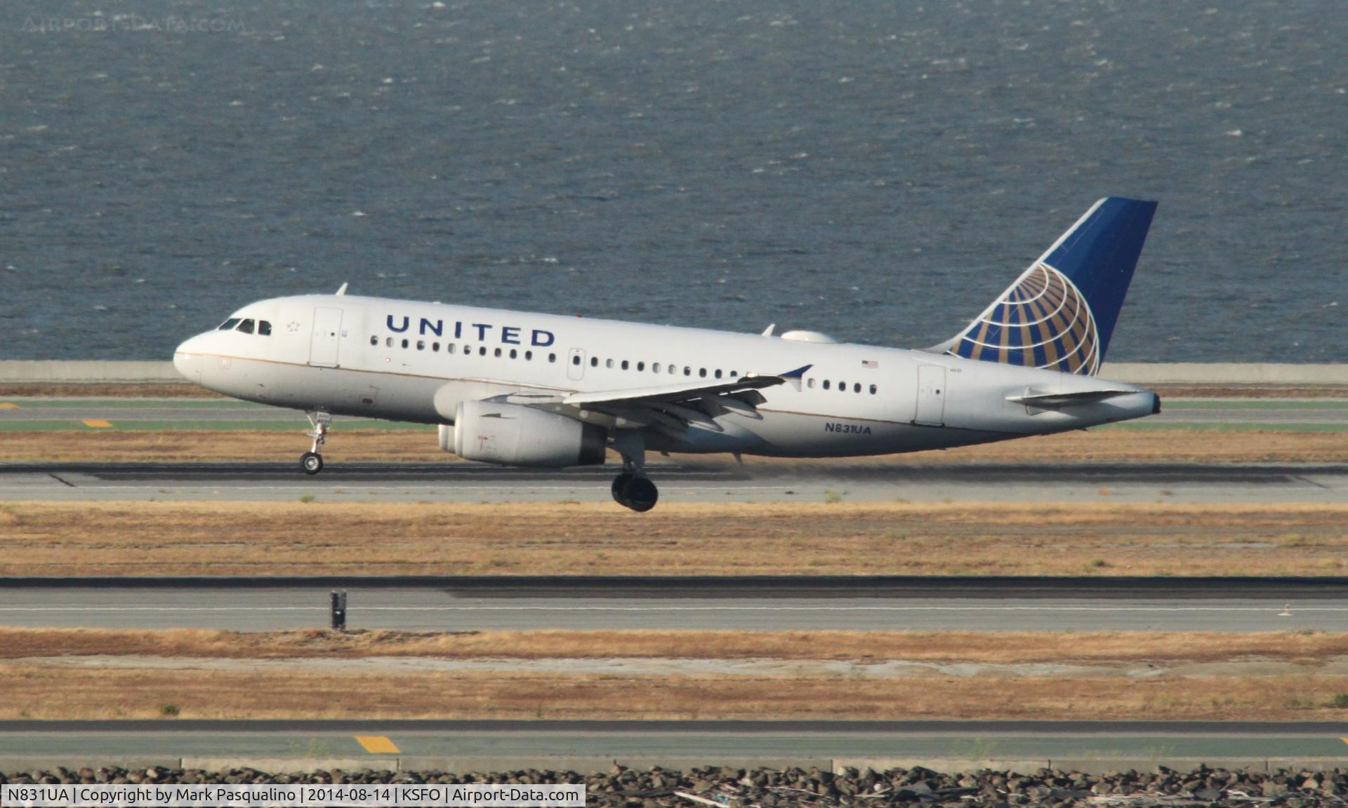 N831UA, 2000 Airbus A319-131 C/N 1291, Airbus A319