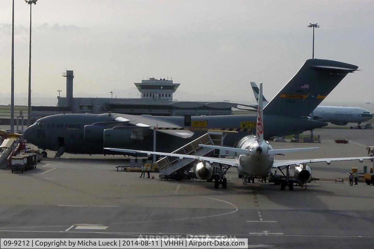 09-9212, 2011 Boeing C-17A Globemaster III C/N P-212, At Hong Kong