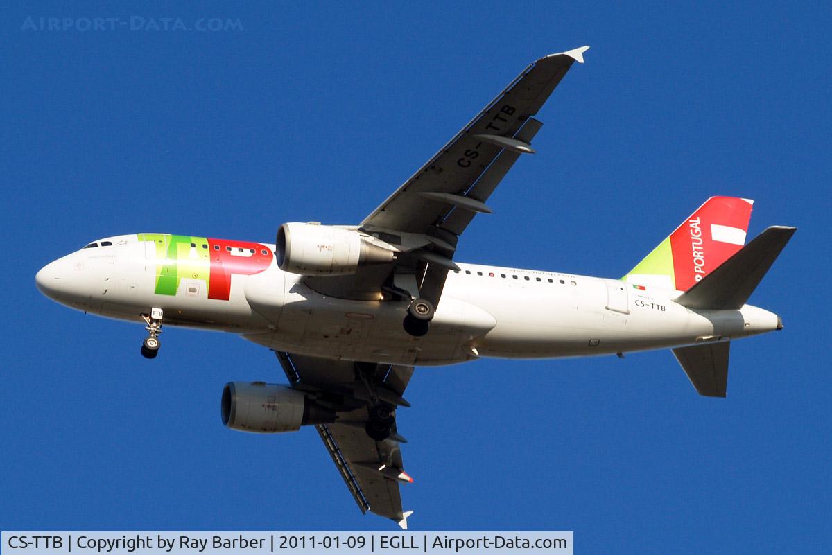 CS-TTB, 1997 Airbus A319-111 C/N 755, Airbus A319-111 [0755] (TAP Portugal) Home~G 09/01/2011. On approach 27R.