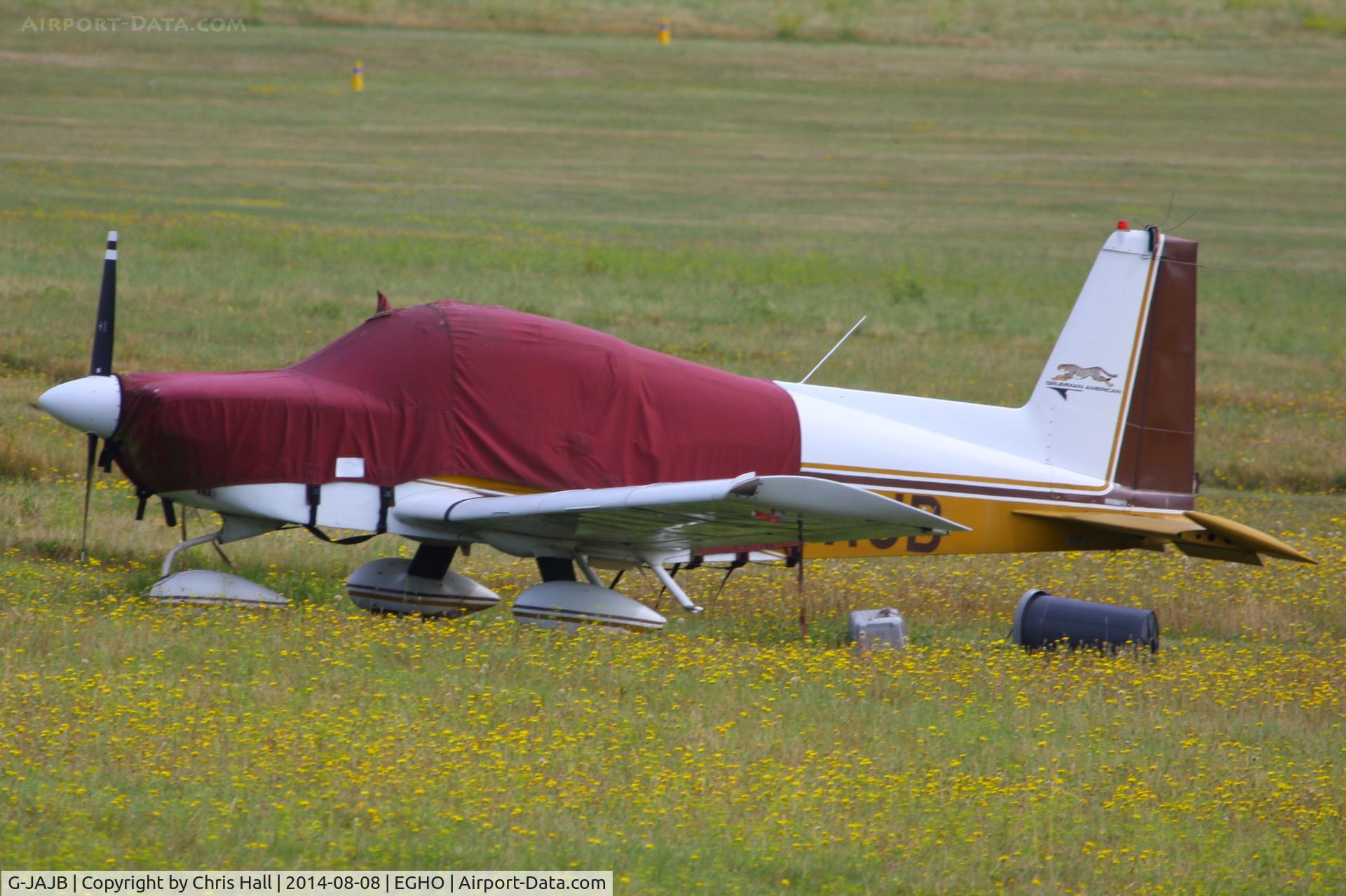 G-JAJB, 1978 Grumman American AA-5A Cheetah C/N AA5A-0590, at Thruxton Aerodrome