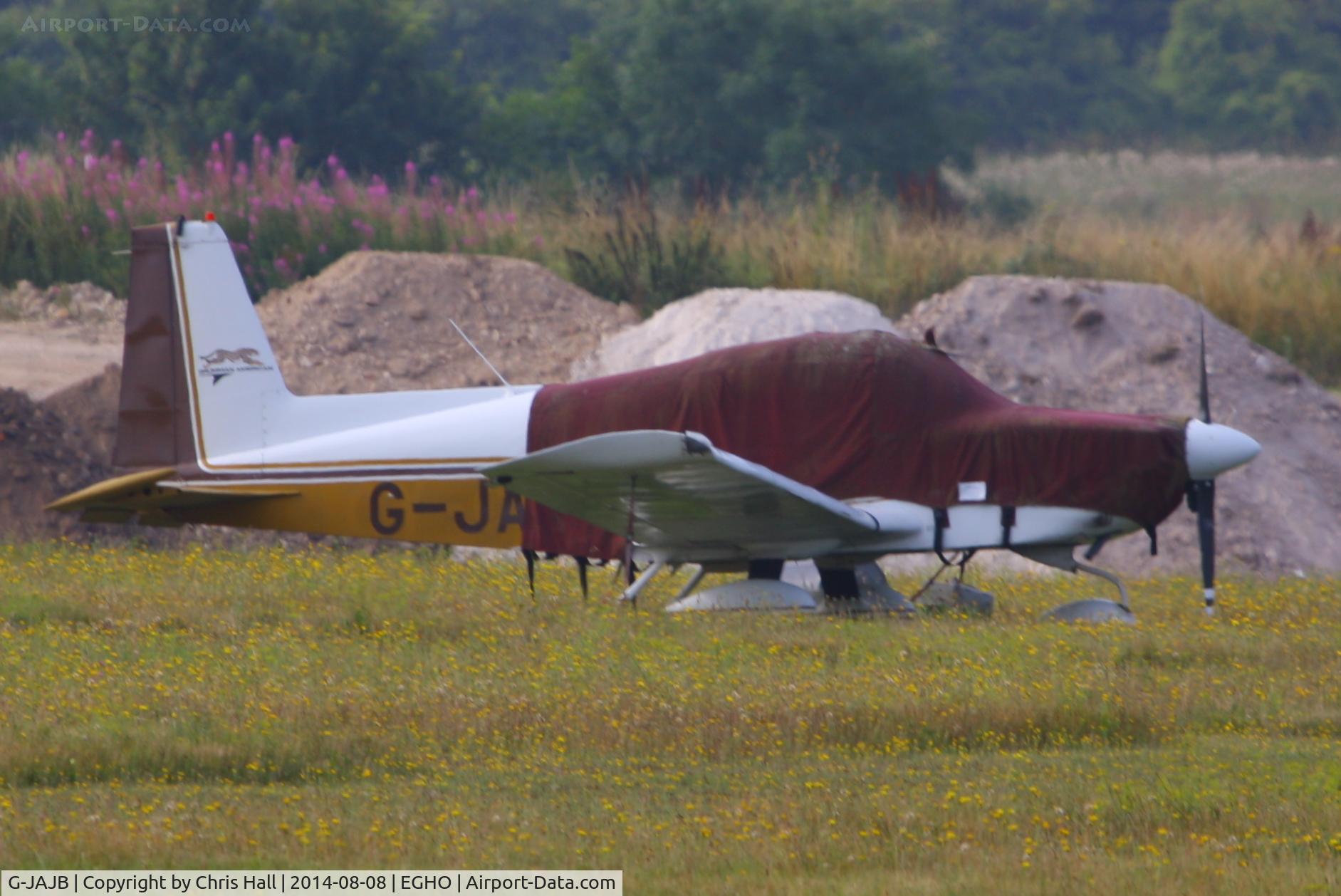 G-JAJB, 1978 Grumman American AA-5A Cheetah C/N AA5A-0590, at Thruxton Aerodrome