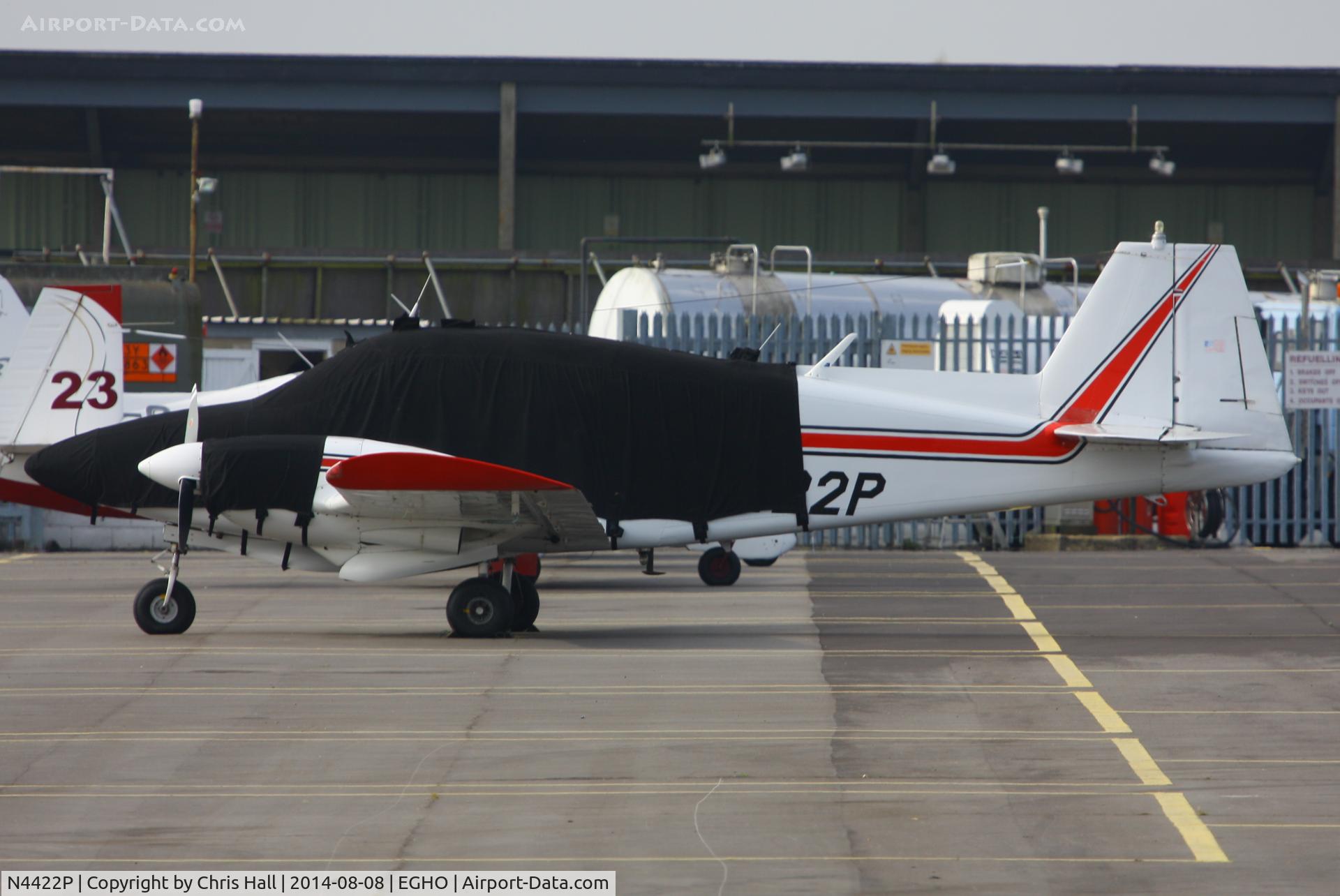 N4422P, Piper PA-23-160 Apache C/N 23-1936, at Thruxton Aerodrome