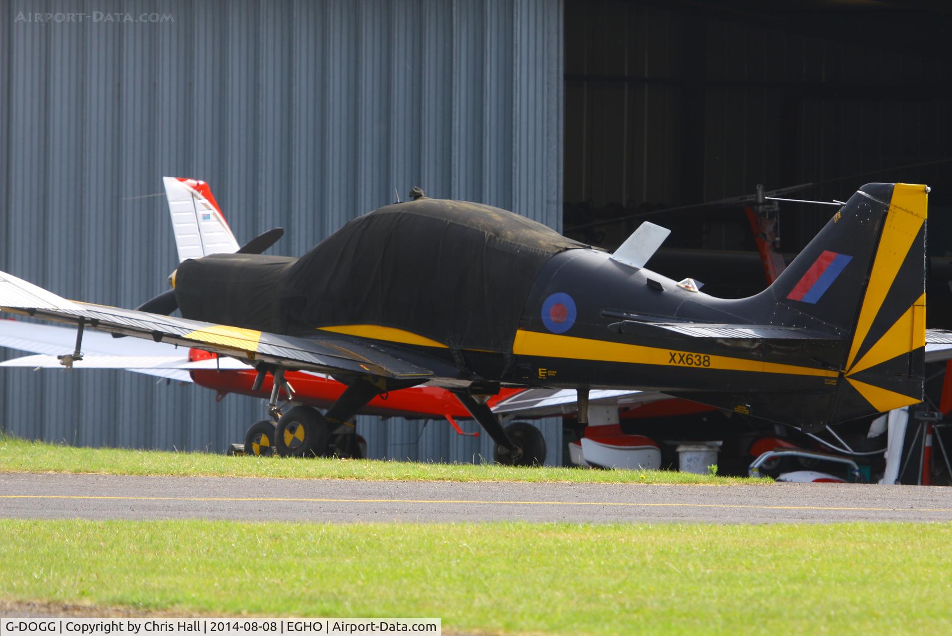 G-DOGG, 1974 Scottish Aviation Bulldog T.1 C/N BH120/308, at Thruxton Aerodrome