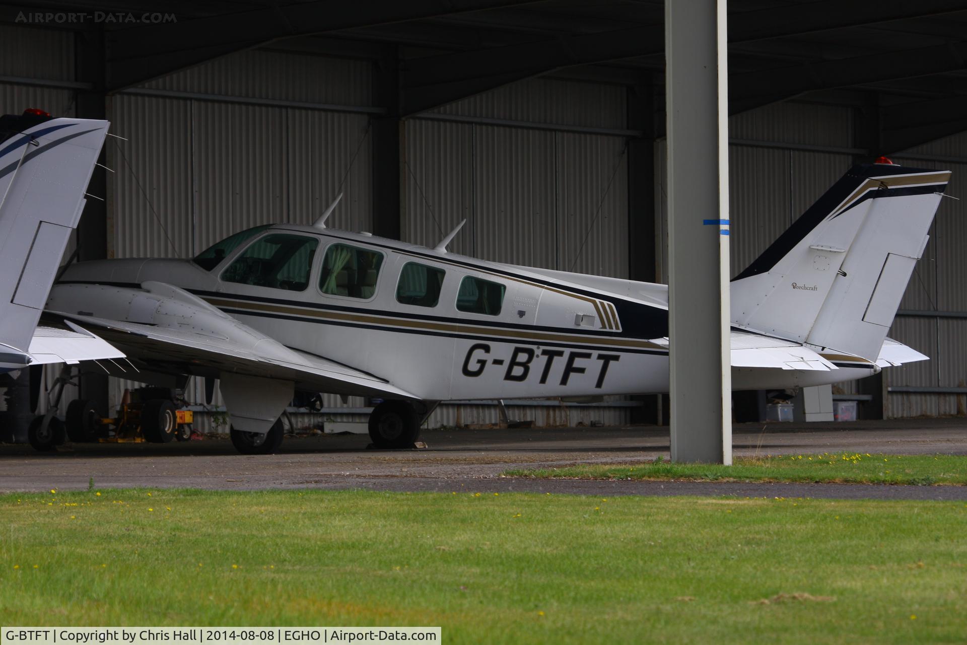G-BTFT, 1979 Beech 58 Baron Baron C/N TH-979, at Thruxton Aerodrome