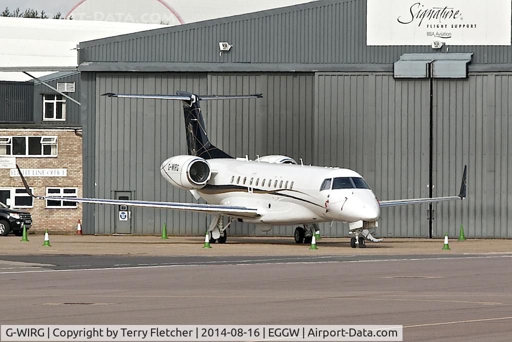 G-WIRG, 2013 Embraer EMB-135BJ Legacy 650 C/N 14501184, 2013 Embraer ERJ 135BJ Legacy 650, c/n: 14501184 at Luton