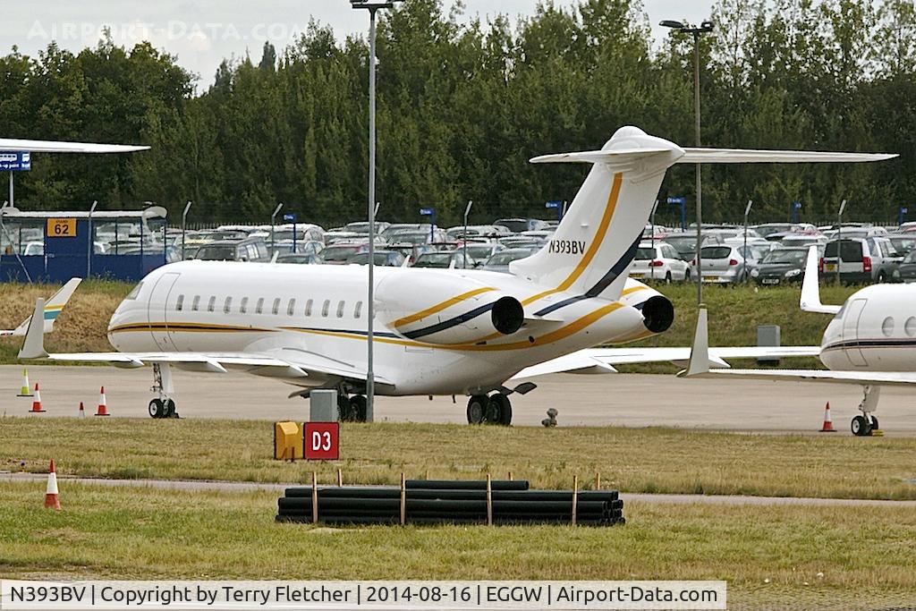 N393BV, 2010 Bombardier BD-700-1A10 Global Express C/N 9385, 2010 Bombardier BD-700-1A10, c/n: 9385 at Luton