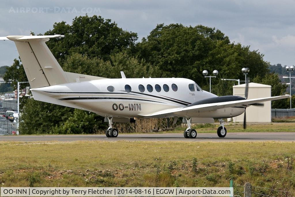 OO-INN, 1994 Beech B200 King Air C/N BB-1500, Raytheon B200 Super King Air, c/n: BB-1500 at Luton