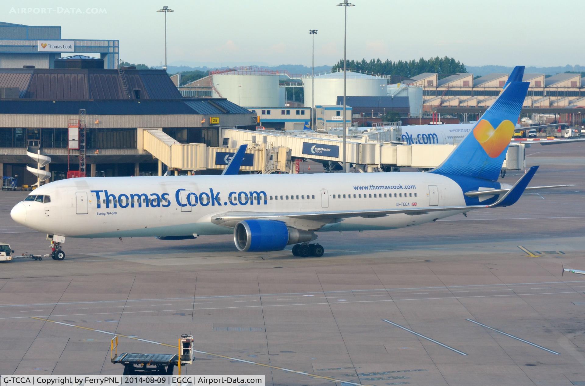 G-TCCA, 1994 Boeing 767-31K C/N 27205, Thomas Cook B763 pushed-back for departure this morning