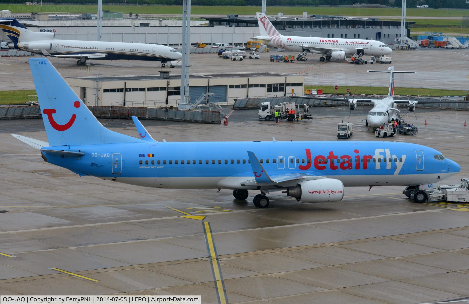 OO-JAQ, 2009 Boeing 737-8K5 C/N 35148, Jetair B738 operating out of Orly