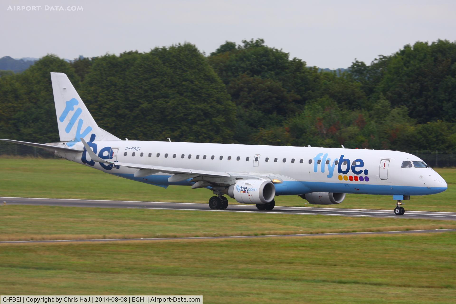 G-FBEI, 2007 Embraer 195LR (ERJ-190-200LR) C/N 19000143, flybe