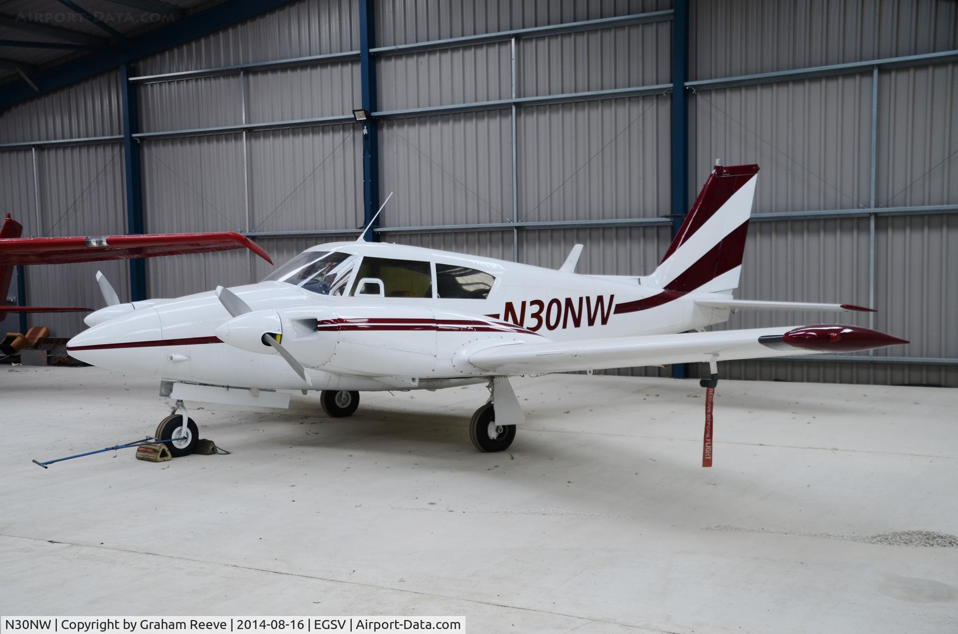 N30NW, 1964 Piper PA-30 Twin Comanche Twin Comanche C/N 30-312, At Old Buckenham.