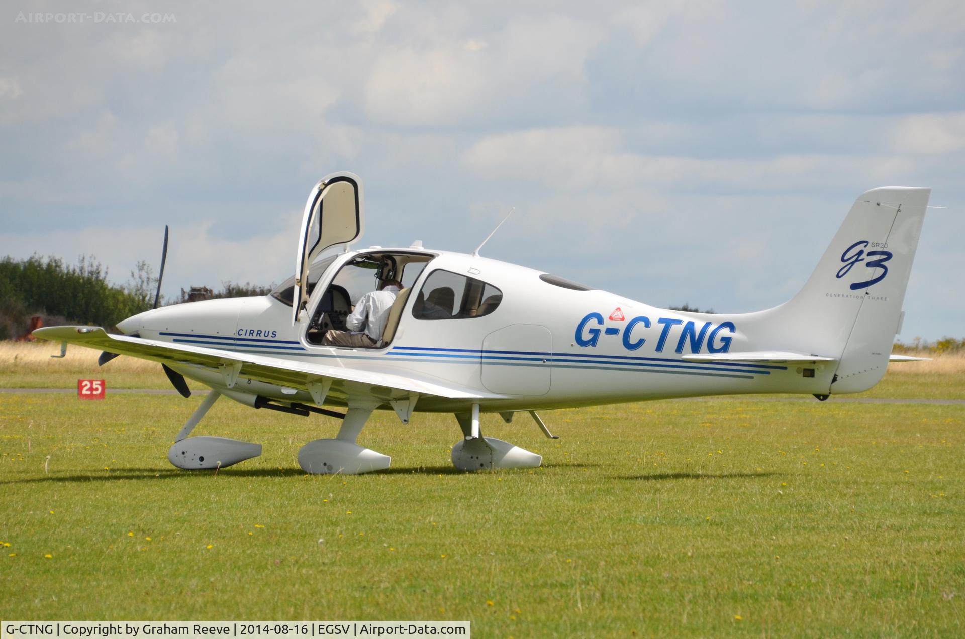 G-CTNG, 2008 Cirrus SR20 C/N 2012, About to depart.