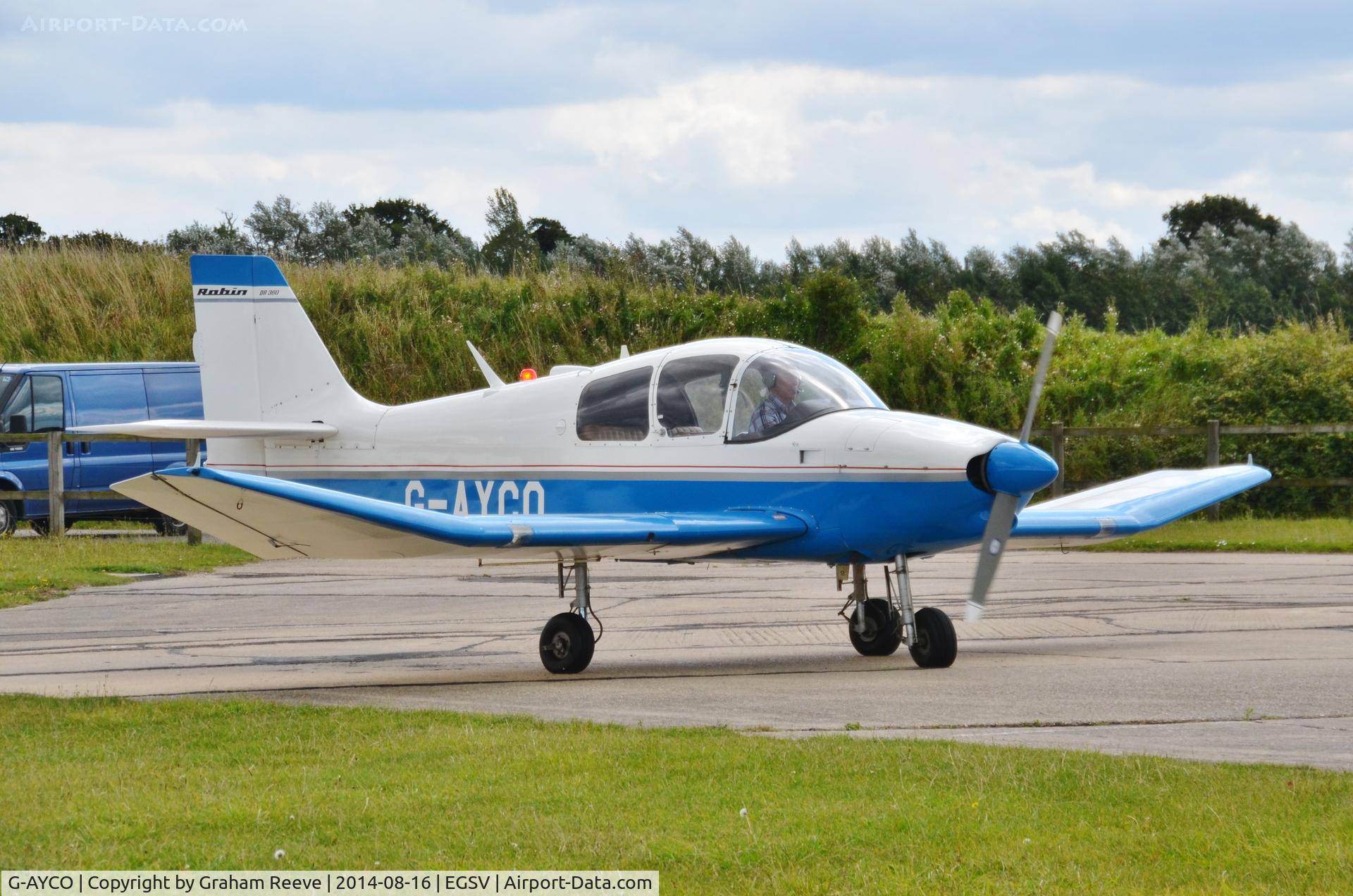 G-AYCO, 1969 CEA DR-360 Chevalier C/N 362, At Old Buckenham.