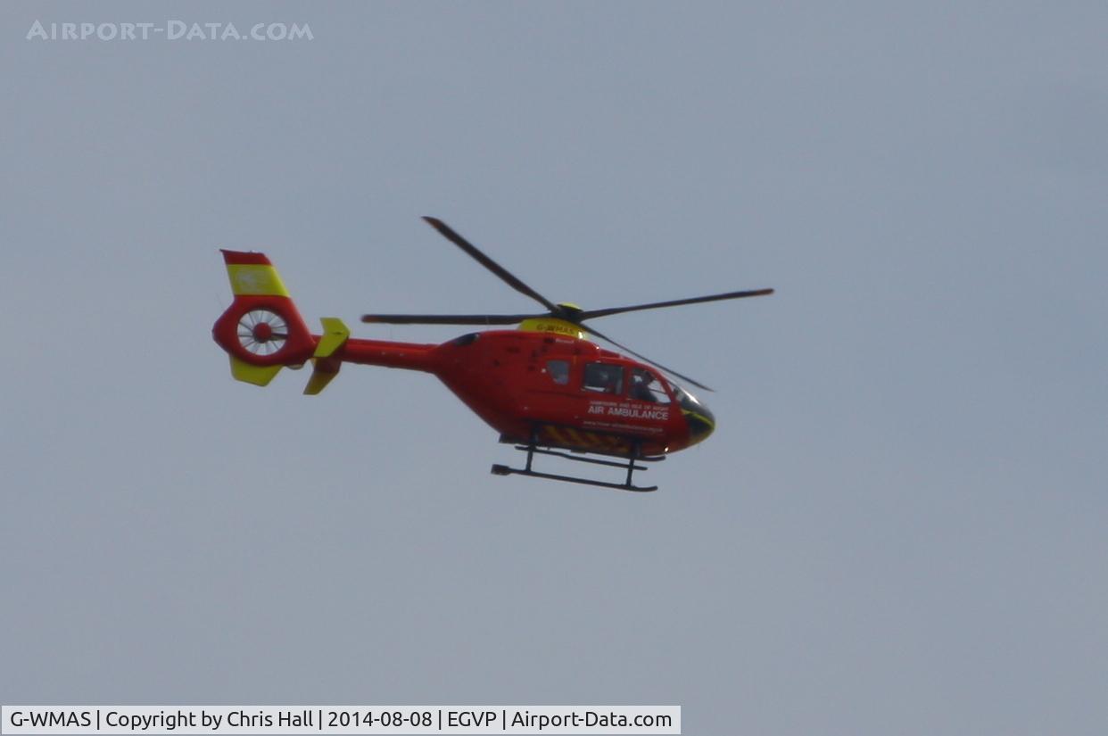 G-WMAS, 2001 Eurocopter EC-135T-2 C/N 0174, Hampshire & Isle of Wight Air Ambulance over Middle Wallop