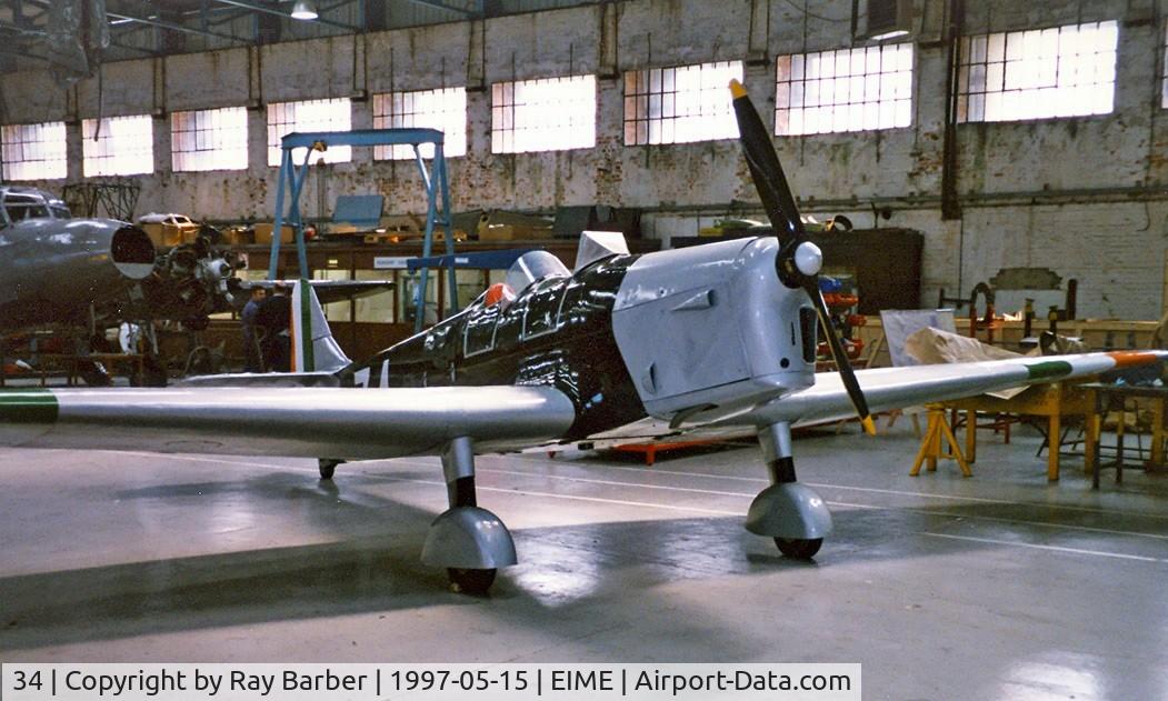 34, Miles M14A Magister C/N 1028, Miles M.14 Magister [1028] (Irish Air Corp) Badonnel~EI 15/05/1997