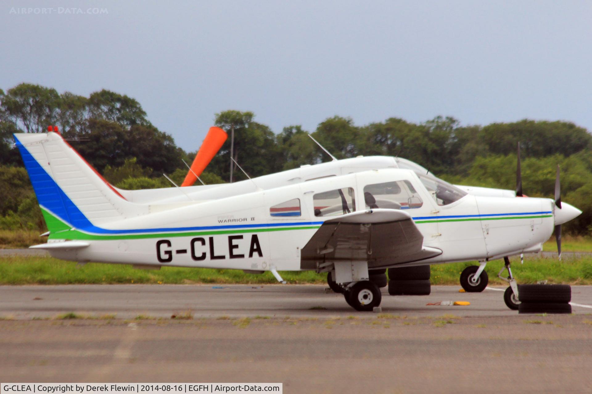 G-CLEA, 1978 Piper PA-28-161 Cherokee Warrior II C/N 28-7916081, Oaksey Park based, Freedom Aviation Ltd, Warrier Cherokee ll, seen at EGFH.