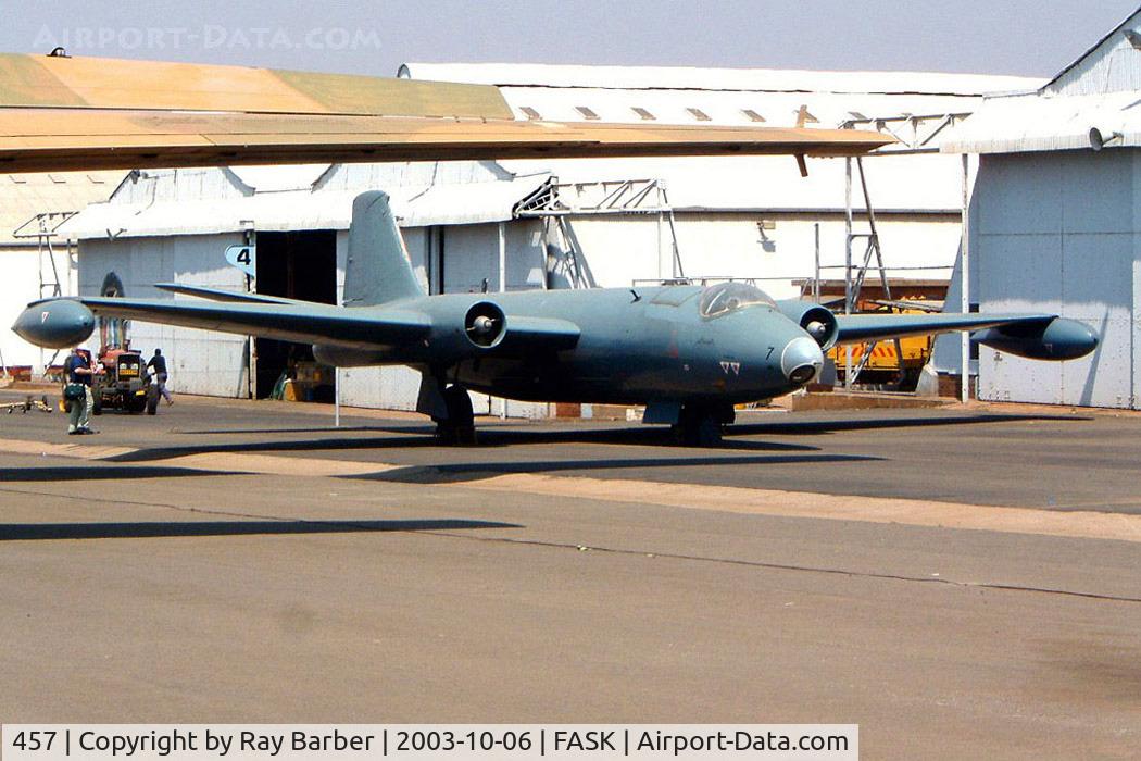 457, 1953 English Electric Canberra T.4 C/N EEP71543, English Electric Canberra B.2 [71543] (South African Air Force) Swartkop~ZS 06/10/2003