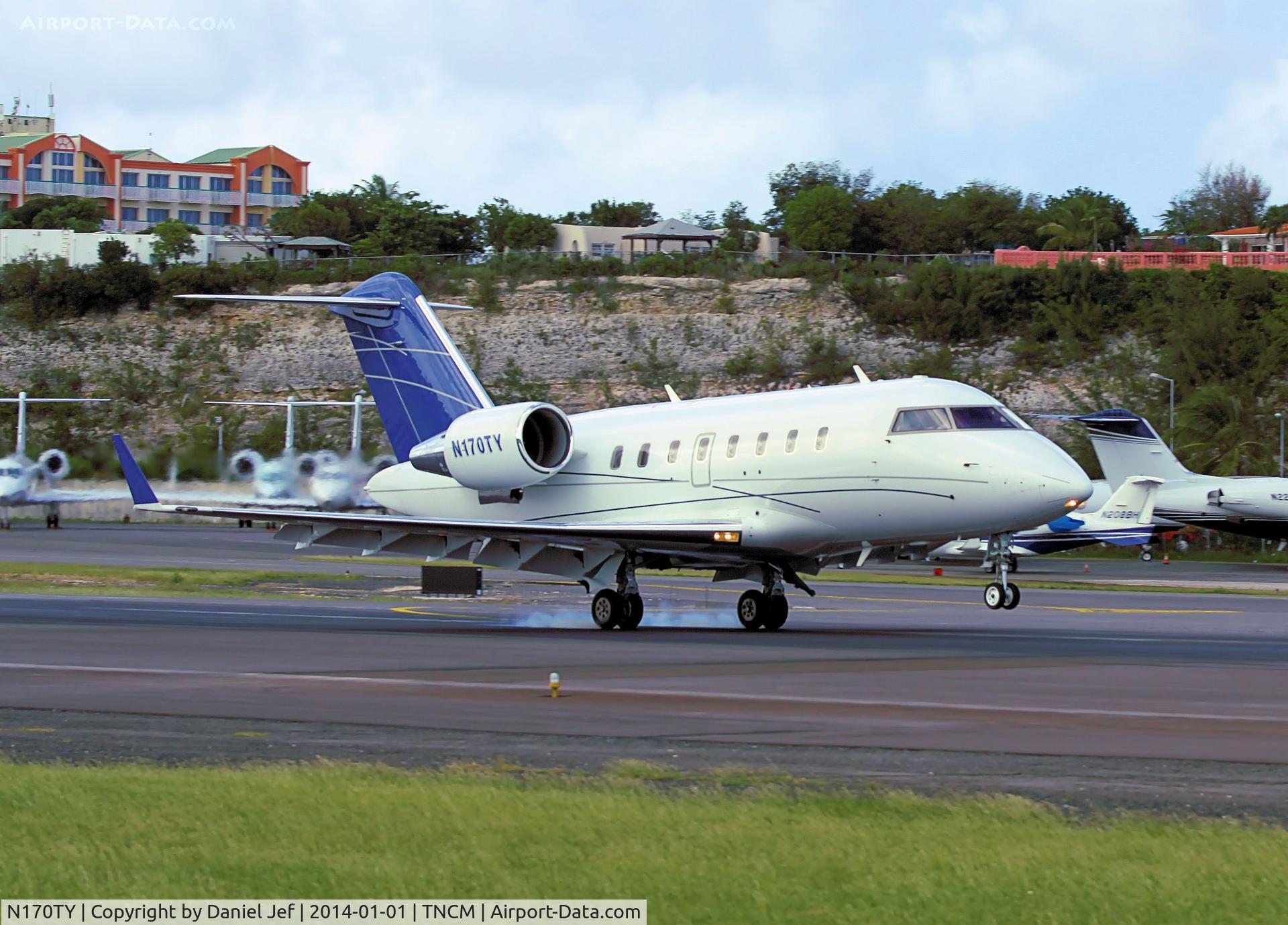 N170TY, 2007 Bombardier Challenger 605 (CL-600-2B16) C/N 5702, N170TY