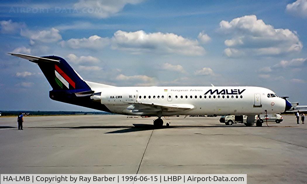 HA-LMB, 1996 Fokker 70 (F-28-0070) C/N 11565, Fokker F-70 [11565] (MALEV) Budapest-Ferihegy~HA 15/06/1996
