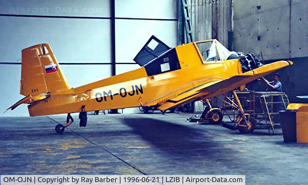 OM-OJN, Zlin Z-37A Cmelak C/N 842521, LET Z-37A Cmelak [25-21] Bratislava-M R Stefanik~OM 21/06/1996